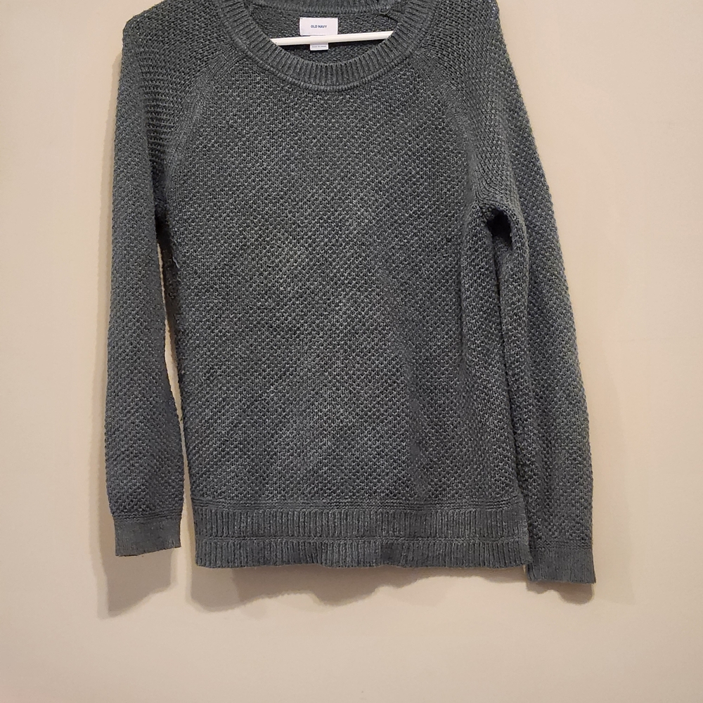 Old Navy Green Crew Neck Sweater